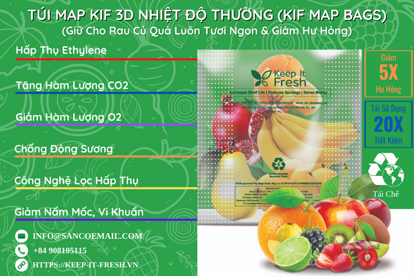 Túi Map KIF 3D Nhiệt Độ Thường (KIF Map Bags)
